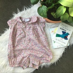 Rachel Riley Designer Floral Shortalls